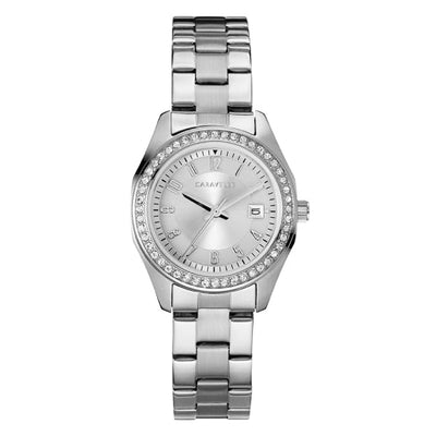 Caravelle Women's Watch: Silver Tone