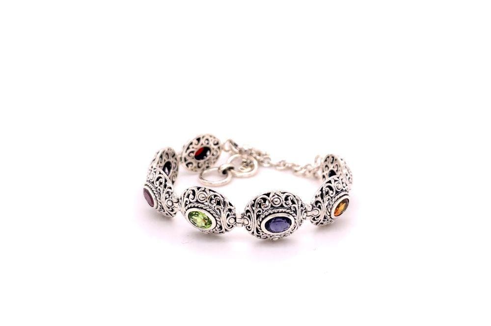 Clarice Bracelet- Multi Gemstone