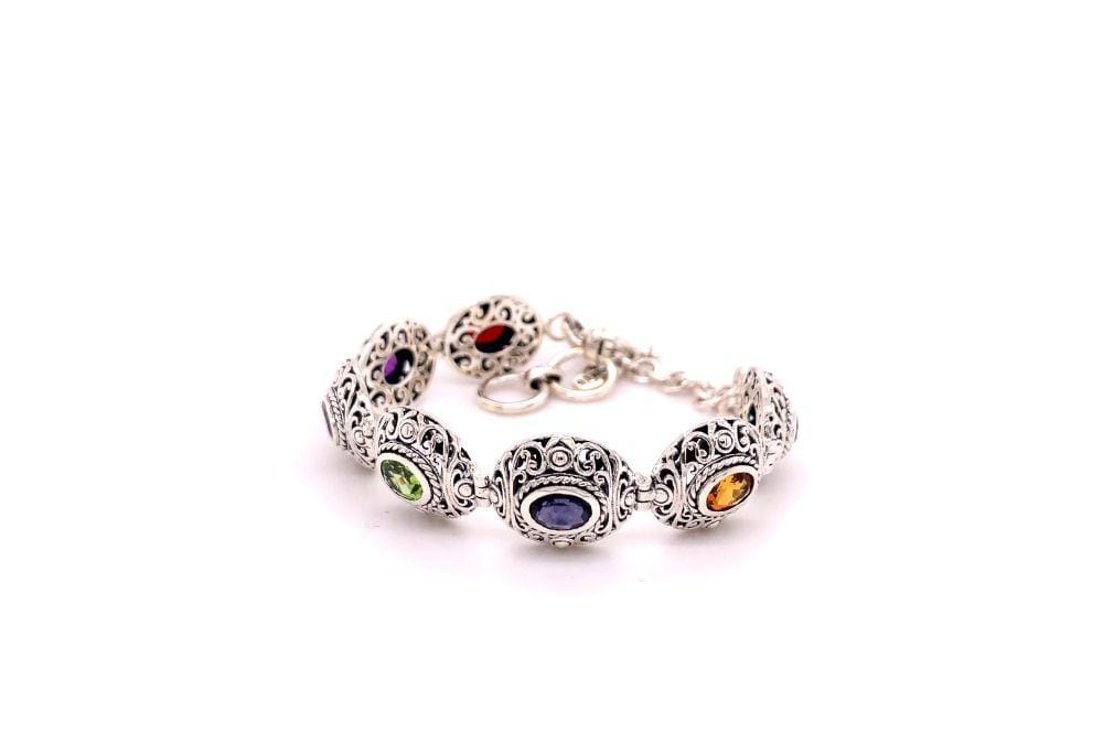 Clarice Bracelet- Multi Gemstone