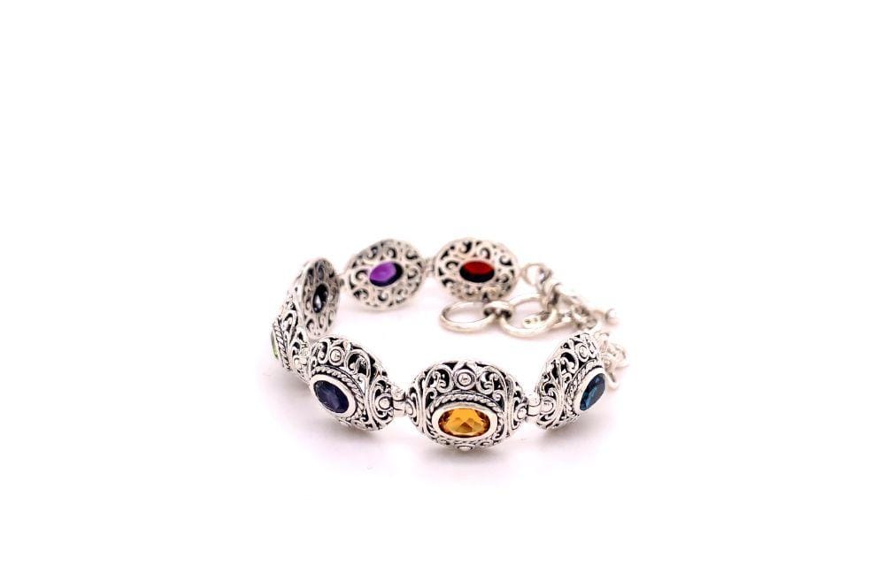 Clarice Bracelet- Multi Gemstone