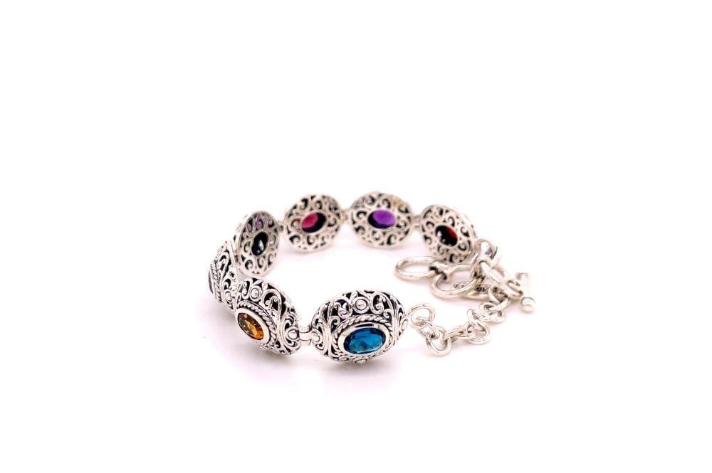 Clarice Bracelet- Multi Gemstone