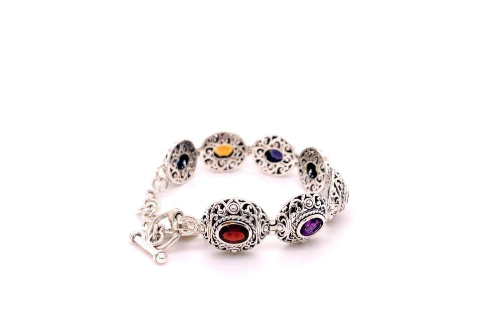 Clarice Bracelet- Multi Gemstone