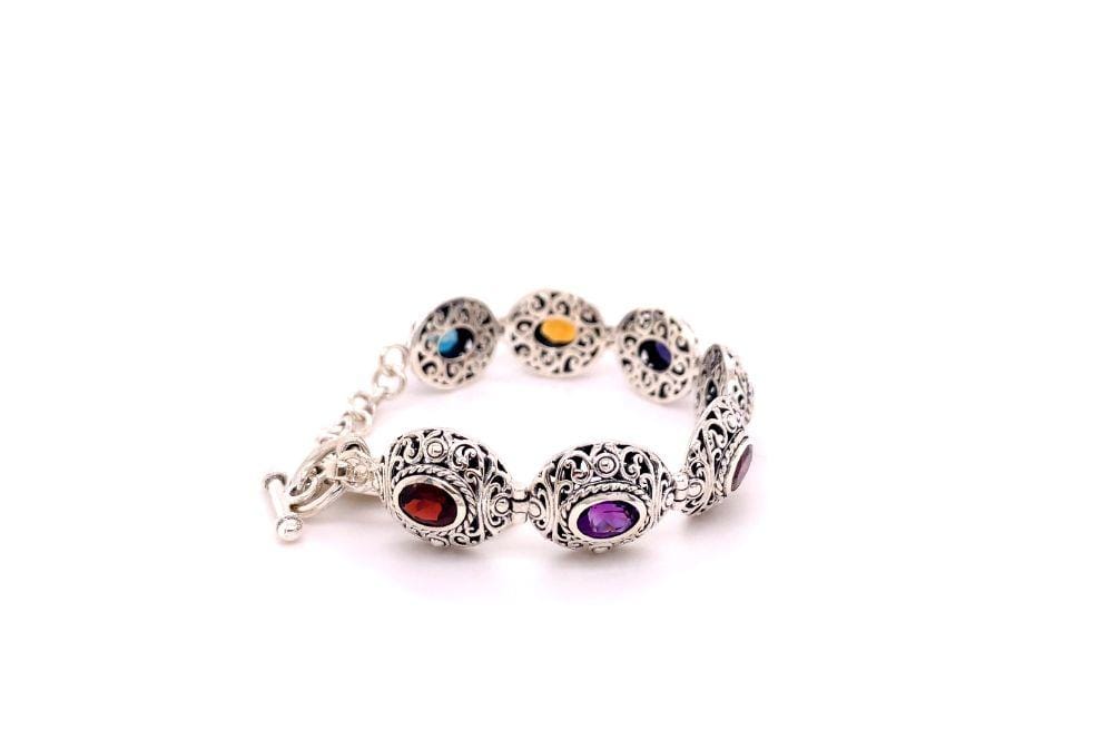 Clarice Bracelet- Multi Gemstone