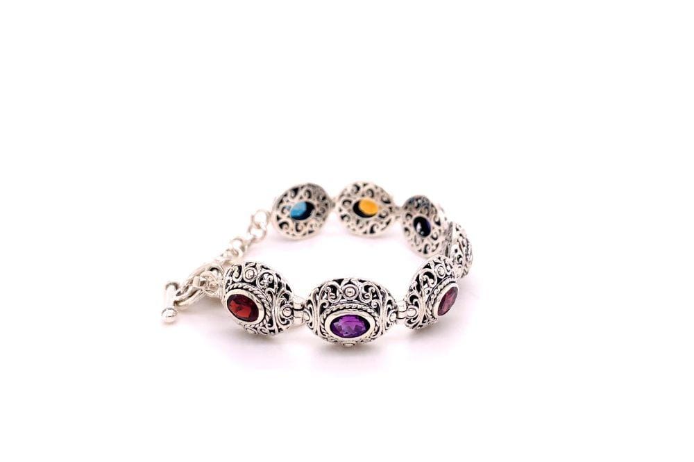 Clarice Bracelet- Multi Gemstone