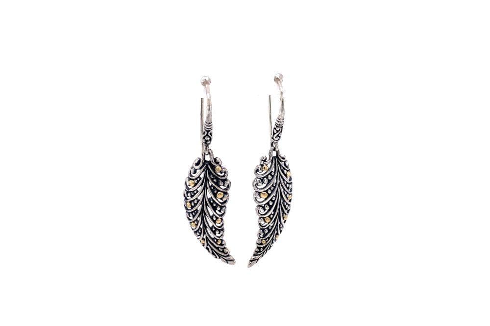 Pecan Leaf Earrings