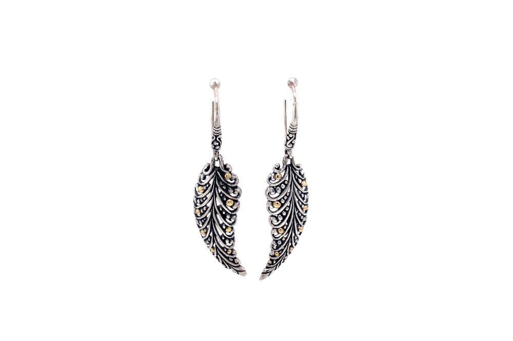 Pecan Leaf Earrings