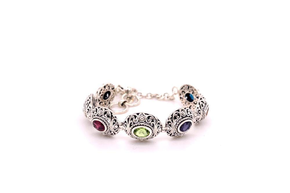 Clarice Bracelet- Multi Gemstone