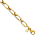 14k Yellow Gold Polished Fancy Link Bracelet