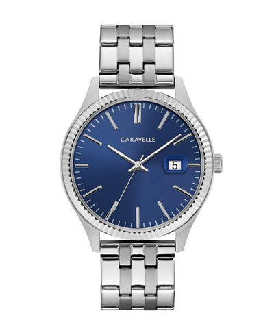 Caravelle Men's Watch: Silver Tone