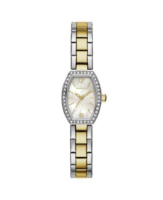 Caravelle Watch: Two Tone