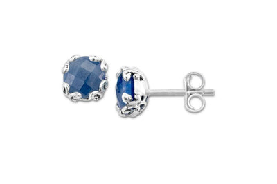 Glow Studs- Blue Sapphire