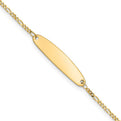 14k Madi K Figaro Baby Oval ID Bracelet