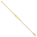 14k Madi K Figaro Baby Oval ID Bracelet