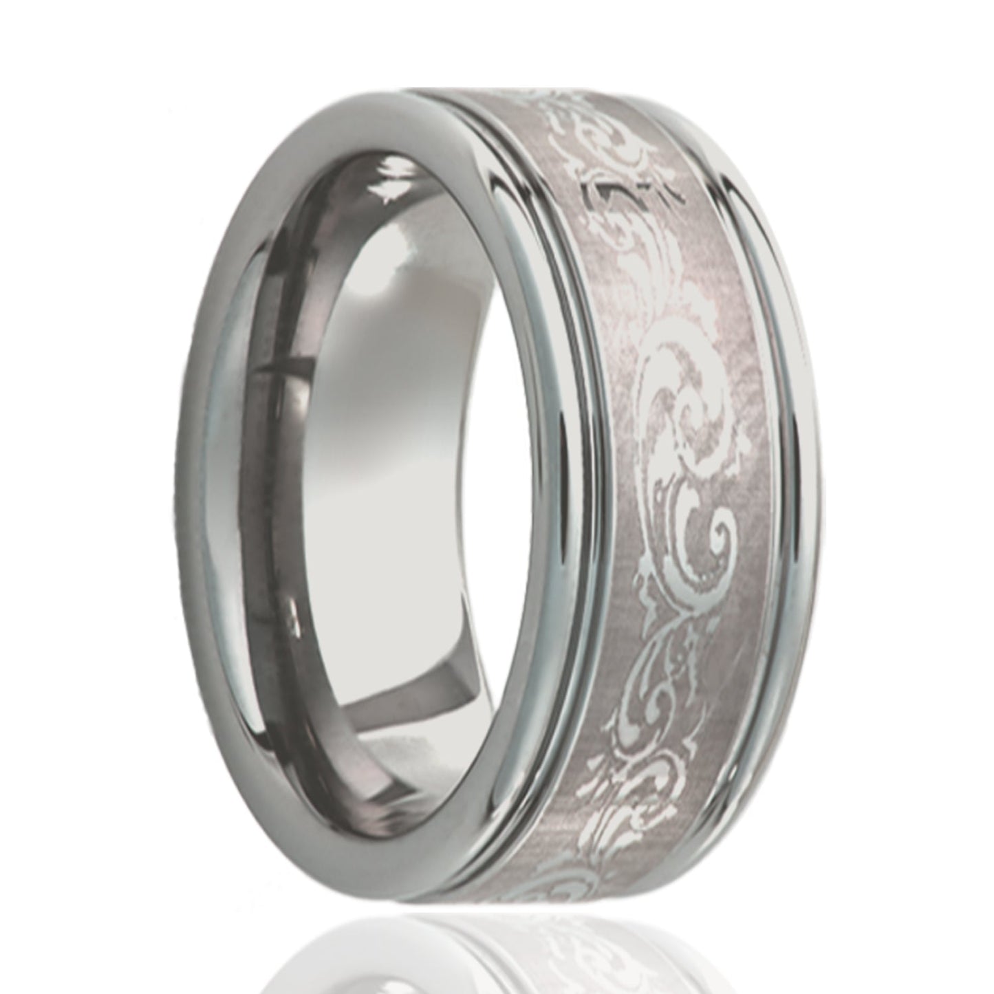 Cobalt Comfort Fit Ring with Polished Finish