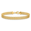 14k Polished Fancy Link Bracelet