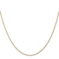 14K 18 inch 1.05mm Diamond-cut Spiga with Lobster Clasp Chain