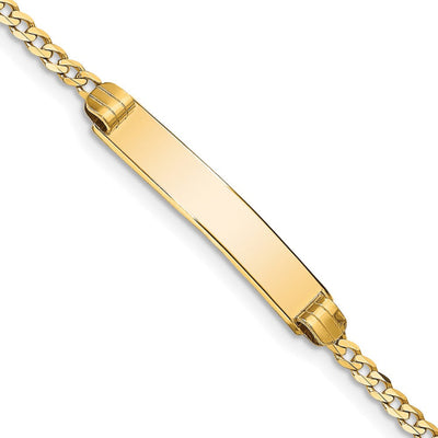 14k Curb Link ID Bracelet