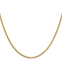 14K 24 inch 1.9mm Box with Lobster Clasp Chain