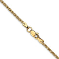 14k 24 inch 1.75mm Parisian Wheat with Lobster Clasp Chain