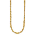 14k 18in 5mm Polished Fancy Rolo Link Necklace