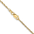 14K 20 inch 1.3 Heavy Baby Rope with Lobster Clasp Chain