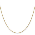 14K 24 inch .95mm Diamond-cut Cable with Lobster Clasp Chain