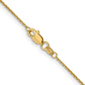 14K 24 inch .95mm Diamond-cut Cable with Lobster Clasp Chain