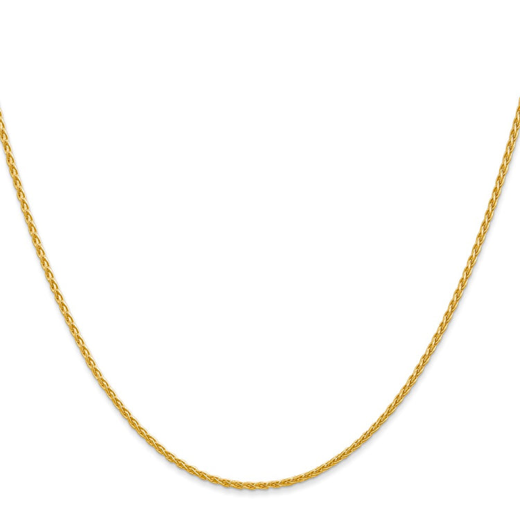 14k 26 inch 1.5mm Parisian Wheat with Lobster Clasp Chain