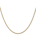 14K 18 inch 1.7mm Ropa with Lobster Clasp Chain