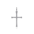 Gabriel & Co | 925 Sterling Silver Twisted Rope Cross Pendant