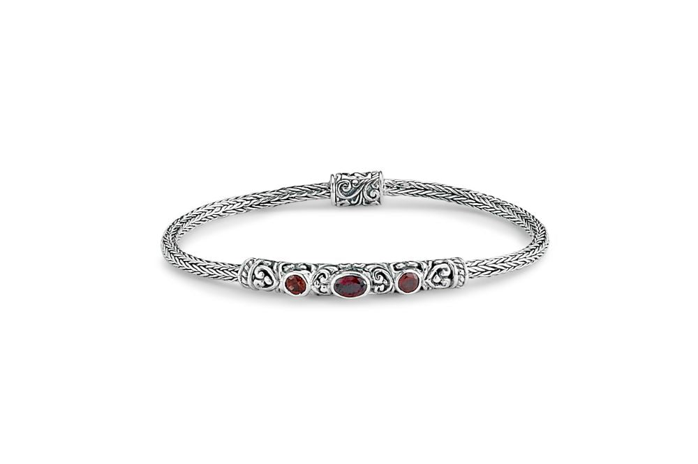 Agam Bracelet- Garnet