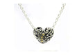 Balinese Swirl Heart Necklace