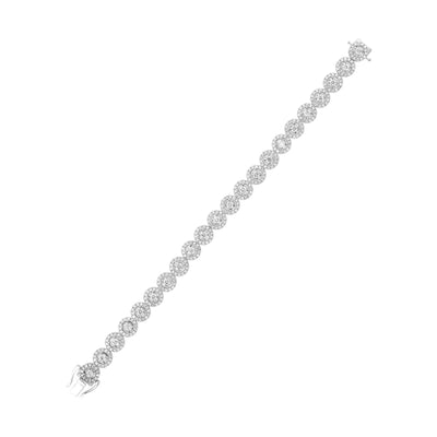 14Kt White Gold Diamond 2Ctw Bracelet