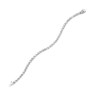 14Kt White Gold Diamond 2Ctw Bracelet