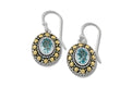 Fiona Earrings- Blue Topaz