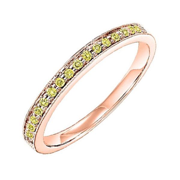 10Kt Rose Gold Diamond 1/8Ctw Ring