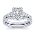 Gabriel & Co. 14k White Gold Entwined Halo Engagement Ring