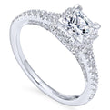 Gabriel & Co. 14k White Gold Entwined Halo Engagement Ring