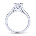 Gabriel & Co. 14k White Gold Contemporary Straight Engagement Ring