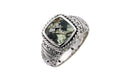 Honesty Ring- Green Amethyst