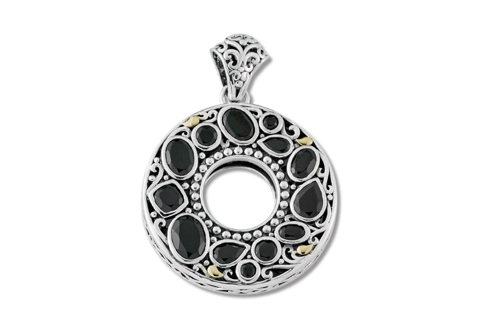 Lembogan Pendant- Black Spinel