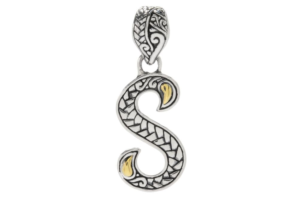 Letter S Pendant