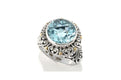 Lorelei Ring- Blue Topaz