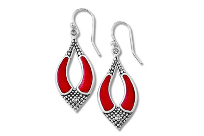 Malang Earrings- Coral