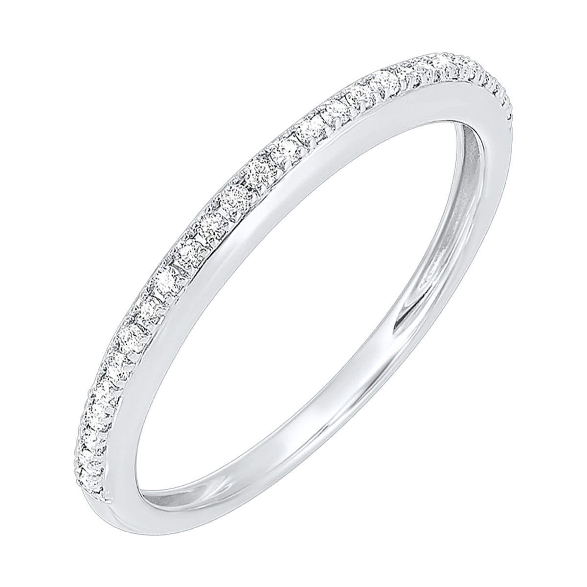 14Kt White Gold Diamond 1/8Ctw Ring