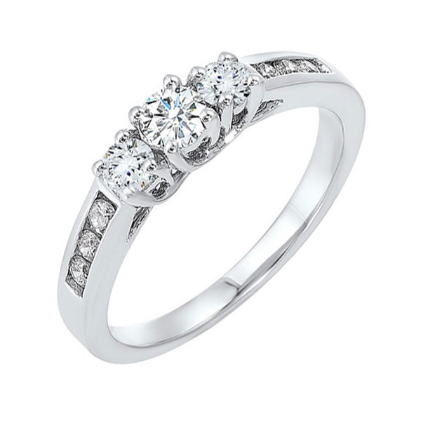 14Kt White Gold Diamond 1/2Ctw Ring