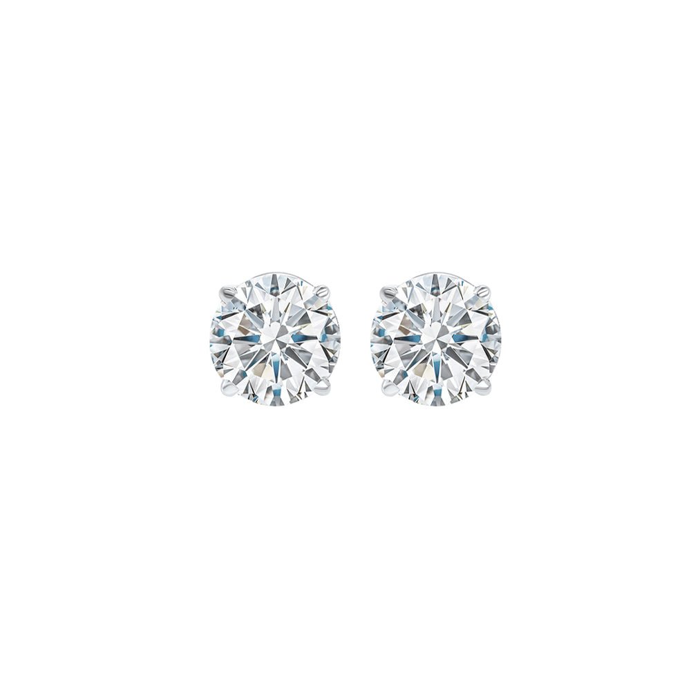 14Kt White Gold Diamond 3/8Ctw Earring