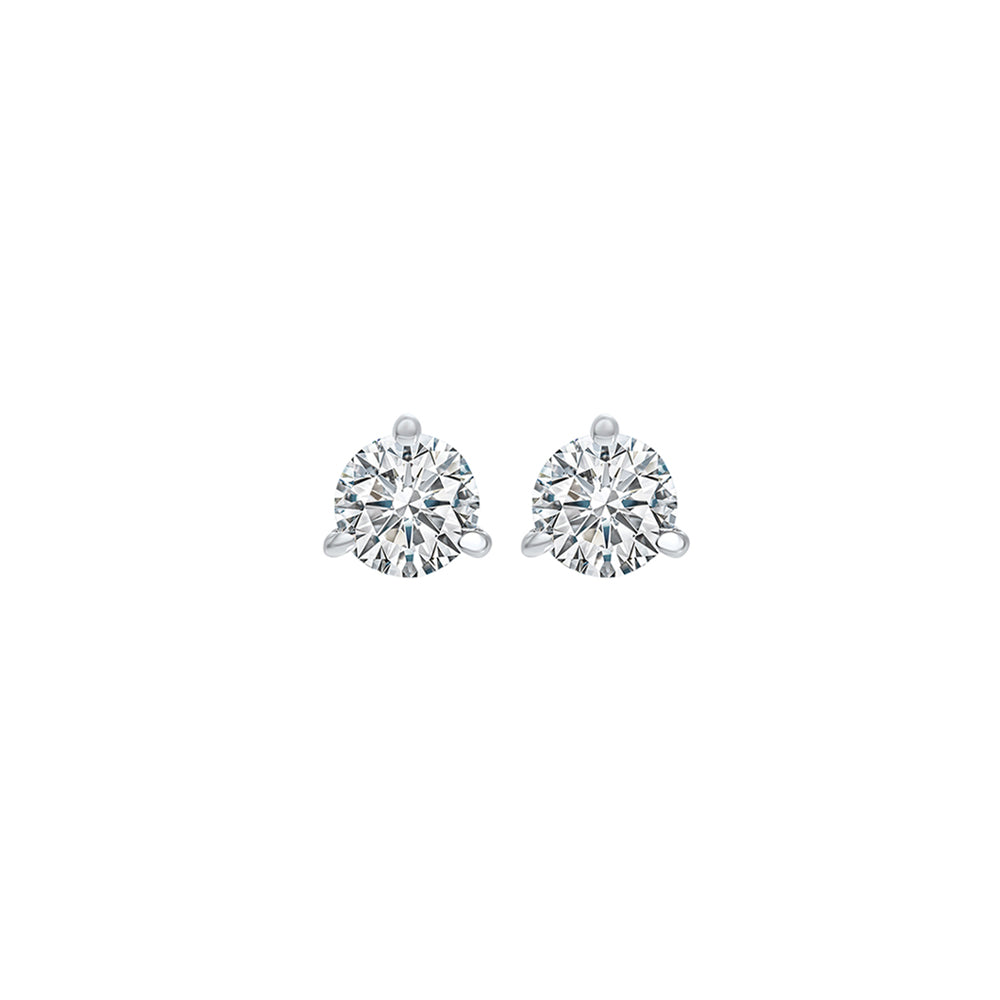 14Kt White Gold Diamond 1/7Ctw Earring