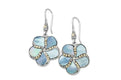 Sumba Earrings- Blue Mother Of Pearl