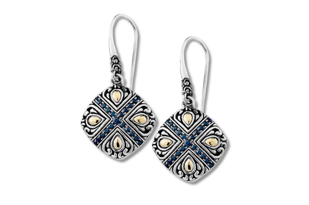 Simbolon Earrings- Black Spinel